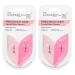 The Creme Shop Precision Grip Facial Hair Razors: Multipurpose Dermaplaning Tool for Safe Removal of Eyebrow Strays Facial and Body Hair Ergonomic Design for Softer Smoother Skin (Set of 2)