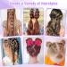 2012-Part Elastic Hair Strap Set - 2000 Mini Hair Gums with Organizer Box | Soft Colorful Hair Ties for Little Girls - Buy Online on SooperMarket.com
