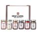Burlap & Barrel Single Origin Spice Gift Box - 6pk Spice Gift Set - As seen on Shark Tank! 6 Full Size Jars Including: Purple Stripe Garlic, Black Lime, Royal Cinnamon, Smoked Pimentn Paprika 6pk w/Garlic