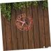 Cabilock Retro Wrought Iron Disc Ornament Rustic Decor for Home Wall Creative Hanging Decor Indoor Crafts - Buy Online on SooperMarket.com