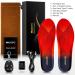 Heated Insoles 3300mAh with Remote | Up to 11 Hours Heating | Rechargeable Electric Foot Warmer for Men & Women | Ideal for Hunting, Skiing, Hiking & Camping | Red, Size L (US Men's 9.5-12, Women's 11-13.5) - Buy Online on SooperMarket.com
