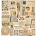 Vilikya Vintage Junk Journal Supplies - Coffee Dyed Decoupage Paper for Scrapbooking and Journaling - 41pcs - Buy Online on SooperMarket.com