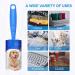 Pet Hair Lint Roller Set - 900 Extra Sticky Sheets, 5 Handles, 10 Refills - Portable Travel Size for Clothes, Furniture, Dog & Cat Hair Removal - Buy Online on SooperMarket.com