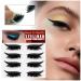 Eyelin 2-in-1 Reusable Eyelash Sticker & Eyeliner | Waterproof Stick-On Beauty Tool - Black - Buy Online on SooperMarket.com