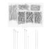 Mandala Crafts 600 PCs Open Eye Pins for Jewelry Making - Stainless Steel Head Pins for Making Jewelry - Bead Eye Pins for Earring Making Necklace Bracelet Clay Charms 30mm 40mm 50mm Stainless Steel 30mm 40mm 50mm