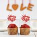 24 PCS Happy Galentines Day Cupcake Toppers Glitter Sweet Love Valentine Cupcake Picks for Valentine's Day Theme Birthday Party Cake Decorations Valentines Day Party Decorations Supplies - Buy Online on SooperMarket.com