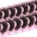Wiwoseo 3D Faux Mink Eyelashes - 10 Pairs Natural Wispy & Fluffy 17MM Dramatic Effect - Buy Online on SooperMarket.com