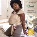 Freerider Co. Stretchy Baby Wrap Carrier | Premium Tencel Fabric | Hip Healthy | Award Winning Ergonomic Design | Almond - Buy Online on SooperMarket.com