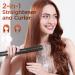 5 in 1 Wand Curling Iron Set - Kinked Curls Flat Iron & 3 Ceramic Barrels - Fast Heat Rose Gold Hair Waver Curler - Buy Online on SooperMarket.com