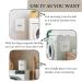 Magnetic Lint Bin for Laundry Room | Metal Trash Can with Lid | Farmhouse Lint Holder & Dryer Lint Brush - Stylish Storage Decor - Buy Online on SooperMarket.com