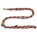 Dog leash Double Leash Practice line for medium dogs up to 45 kg over 39 colors very stable (2.80 m navajo) 2.80 m 8 colored navajo