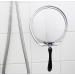 Fogless Shower Mirror with Power Locking Suction Cup - Razor Hook, 360 Rotating Arm - Bathroom Shaving Mirror (Chrome) - Buy Online on SooperMarket.com