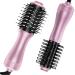 DAN Technology one Step Hair Dryer and volumizer,Small Blow Dryer Brush,2 inch Lightweight Electric Brush Hair, Blow Dry Round Brush,Ceramic hot Brush & Styler,Small Brush Hair dryers for Women
