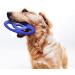 Tough Tug-of-War Flying Disc Toy for Dogs | SuperChewy Strong Natural Rubber Frisbee | Durable Chew Toy for Aggressive Chewers | Large Size 22 cm - Buy Online on SooperMarket.com