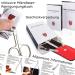 Three Swords Capri 4-Piece Nail Care Set | High-Quality Manicure & Pedicure Tools | Jeans Fabric Nail Scissors Clippers Tweezers Sapphire Nail File | International Shipping Available - Buy Online on SooperMarket.com