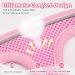 Escape-Proof Adjustable Cat Harness & Lead Set | Reflective Mesh Vest for Walking | Small Dogs & Puppies | Size M Pink - Buy Online on SooperMarket.com
