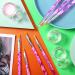 10 Piece Nail Design Manicure Care Tools + 3 Piece Clear Dappen Dish Cup + 7 Piece Acrylic Nail Brush Set for DIY Nail Art - Perfect for Christmas & Halloween Gifts - Buy Online on SooperMarket.com