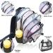 Small Clear Backpack Stadium Approved Heavy Duty Clear Mini Backpack Transparent Book bag for Concert Work Sport Games Festival - Buy Online on SooperMarket.com
