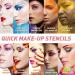 Variety of Shapes Quick Make-Up Stencils: Eyeliner Molds & Template for Easy Eyeshadow Application - Buy Online on SooperMarket.com