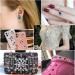 Cadeya Nail Charms 22 Pcs Rhinestone Gems for 3D Nail Art - Gold Alloy Crystals - Buy Online on SooperMarket.com