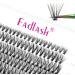 Fadlash 14mm D Curl Cluster Eyelash Extensions - 30 Root Individual Lashes, 0.07mm Thickness - Buy Online on SooperMarket.com