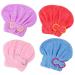 Hair Drying Cap 4PCS Super Absorbent Hair Towel Cap Quick Drying Microfiber Elastic Hair Towel Wrap for Women for Women Adults Girls Hair Towel Wrap for Women
