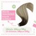 Youngsee Balayage Tape In Extensions - Real Brown Remy Hair 50cm 20pcs #4/14/60 - Invisible Skin Weft for Effortless Volume - Buy Online on SooperMarket.com