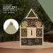 Pelle & Sol Eco-Friendly Bee House | Weather Resistant Hanging Bug Hotel for Bees, Butterflies & Insects | Bamboo Nesting Habitat for Kids | Garden Decor & Nature Gifts - Buy Online on SooperMarket.com