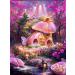 5D Diamond Painting  DIY Diamond Painting Set Diamond Painting Pictures DIY Cross Embroidery Painting Kits for Home  Wall and Entrance Decorations 11.8 x 15.7inch (Mushroom Castle)
