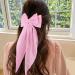 Shop Wllhyf Pink Hair Clips - 90s Satin Loop Hairpins for Women & Girls | Perfect for Parties & Everyday Style - Buy Online on SooperMarket.com