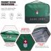 Large Capacity Waterproof Medicine Bag - Portable First Aid & Emergency Travel Pharmacy Bag (Green) - Ideal for Home Office & Travel - Buy Online on SooperMarket.com