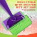 DAPPER Reusable Mop Pad Refills - 2 Pack Microfiber Pads for Swiffer WetJet Mop | Wet & Dry Floor Cleaning - Buy Online on SooperMarket.com