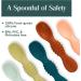 Simka Rose Silicone Baby Spoons - Self Feeding 6 Months First Stage Infant Spoons for Babies & Toddlers - Set of 6 BPA Free Dishwasher Microwave Safe Food Utensils - Neutral - Buy Online on SooperMarket.com