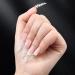 500PCS Quaferen Clear Glaze Stiletto Nail Tips - Long Full Cover for Acrylic Nails - Professional Curved Extension Tips for Nail Art Salon - Buy Online on SooperMarket.com
