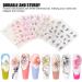 5D Nail Art Stickers Self Adhesive Nail Stickers Nail Decoration Fashion Accessories Embossed Flowers Self Adhesive Nail Decoration for Manicure Nail Art Supplies - Buy Online on SooperMarket.com