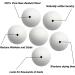 Wool Dryer Balls Organic XL 6-Pack by Ecoigy - Natural Fabric Softener for Laundry - New Zealand Wool - Reduce Dry Time & Energy Costs - Buy Online on SooperMarket.com