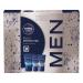 NIVEA MEN Fully Protected Gift Set (3 Products) Men's Skincare Gift Set with Face Wash Exfoliating Scrub and Moisturiser Perfect as Christmas or Birthday Gift for Him