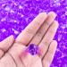 120 Pack Acrylic Color Ice Rock Crystals - Purple - Table Scatters, Vase Fillers, Wedding Decor, Arts & Crafts - 1 Inch - Buy Online on SooperMarket.com