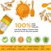 Organic Veda Turmeric Powder - 100% Pure USDA Certified Ultra-Fine Root Powder with Natural Curcumin - Premium Harvest from India - Ideal for Cooking, Milk, Smoothies (16 oz) - Buy Online on SooperMarket.com