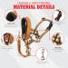 Alpha Boy Dog Training Collar | Comfortable Real Leather Harness for All Breeds | Easy-to-Use with Quick Lock Buckle (XXL) - Buy Online on SooperMarket.com