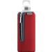 SIGG - Glass Water Bottle - Stella Red - With Neoprene Pouch - Leakproof - Dishwasher Safe - BPA Free - Recycled Glass - 17 Oz