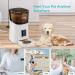 Video Automatic Pet Feeder with HD Camera  Food Dispenser for Cats and Dogs WiFi Smart Feeder with Camera 6L 2-Way Audio  Mobile Phone Control  Timed Feeder  Desiccant Bag Up to 8 Meals per Day White - Buy Online on SooperMarket.com