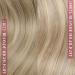 Youngsee Real Hair Extensions | 45cm Ash Blonde & Platinum Clip-Ins - 7PCs #18/613 - Buy Online on SooperMarket.com