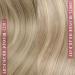 Youngsee 50 cm Clip-in Extensions - Real Remy Hair Ash Blonde & Blonde Highlights 120g (7 PC) #18/613 - Buy Online on SooperMarket.com