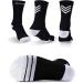 Dovava Dri-Tech Compression Crew Socks - 4 Pairs - Anti-Blister, Comfort Fit - Large-X-Large - Black - Buy Online on SooperMarket.com