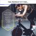 Domain Cycling Gel Bike Seat Cushion | Secure Peloton Fit | Non-Slip Padded Bike Cushion Seat Cover for Men or Women | 10.5x7 Black - Buy Online on SooperMarket.com