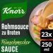 KNORR Gourmet Cream Sauce for Roasts - Delicious Light Brown Sauce (23x 250ml) | No Flavor Enhancers | International Shipping Available - Buy Online on SooperMarket.com