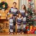 PatPat Family Christmas PJs Matching Sets - Reindeer & Snowflake Patterned Sleepwear for Couples & Kids (8-9 Years) - Royal Blue - Buy Online on SooperMarket.com