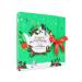 English Tea Shop Book Style Green Advent Calendar | 25 Pyramid Tea Bags | 50g
