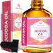 Leven Rose Jojoba Oil 4 oz - Pure, Cold Pressed, Natural Moisturizer for Skin, Hair, Body, Nails - Buy Online on SooperMarket.com